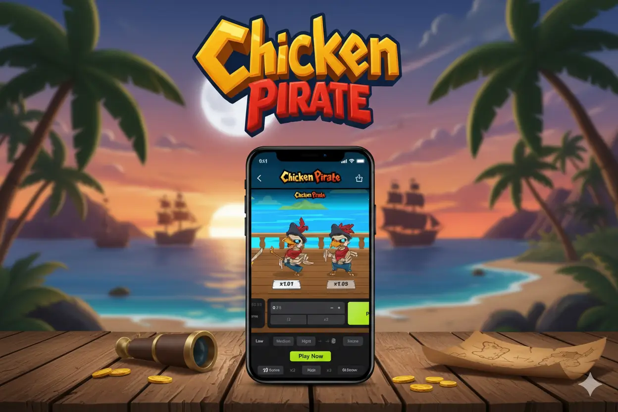 Chicken Pirate mobile app Chicken Pirate mobile app