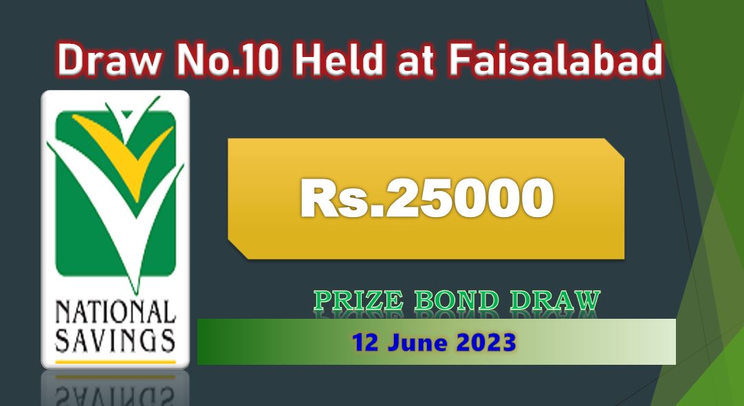 Rs 25000 Prize bond List 12 June 2023