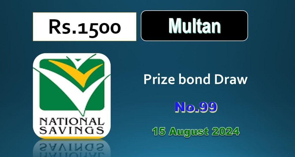 Rs. 1500 Prize bond List 15 August 2024